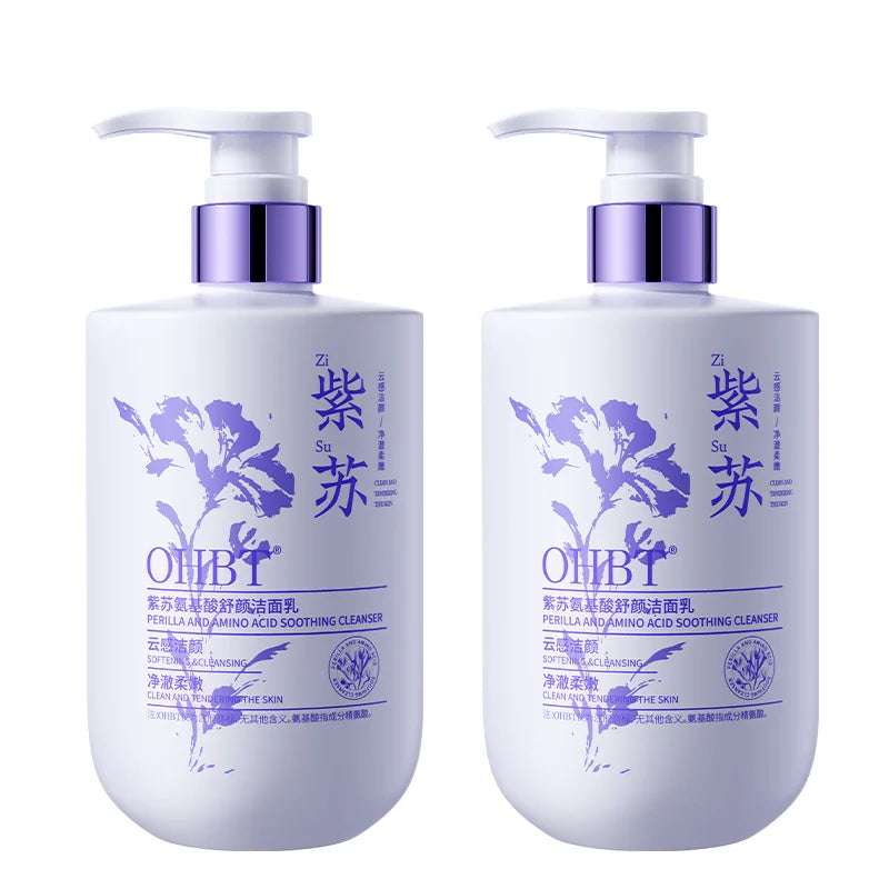 OHBT Perilla Amino Acid Facial Cleanser controls oil, removes acne, deeply cleanses, removes blackheads and shrinks pores Halalzen