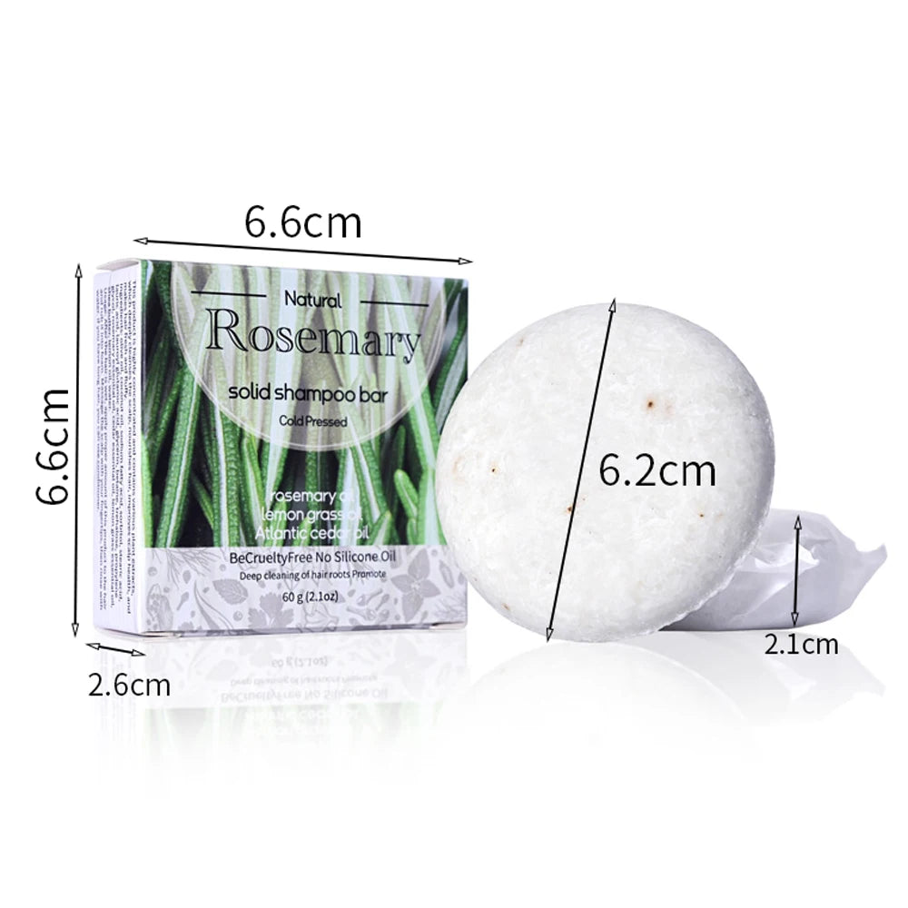 XF+60g Rosemary Essential Oil Shampoo Soap Natural Herbs Relax Care Repair Moisturizing Function Home Halalzen