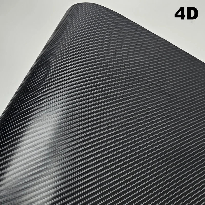 Carbon Fiber Vinyl Car Body Wrap Matte Accessories Glossy Black Sticker 3D 4D 5D 6D Auto Foil Cover Motorcycle Decoration Film