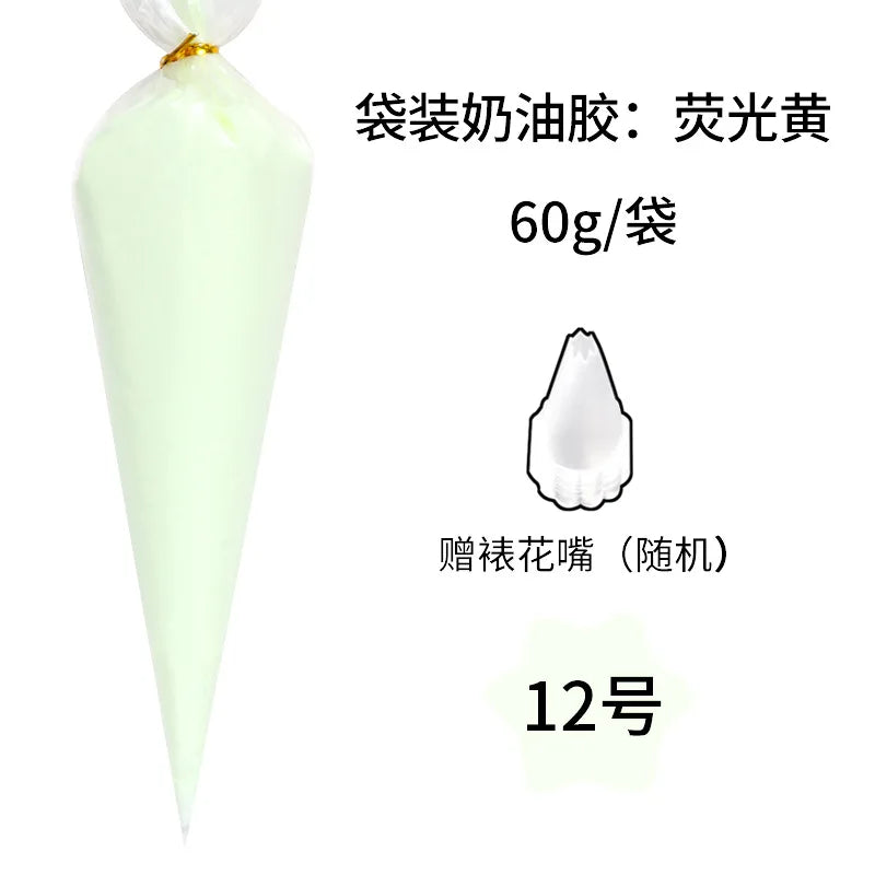 60g Imitation Cream Glue Charms Handmade Whipped Phone Case Decoden Shaker Jewelry Tools Tools Professional
