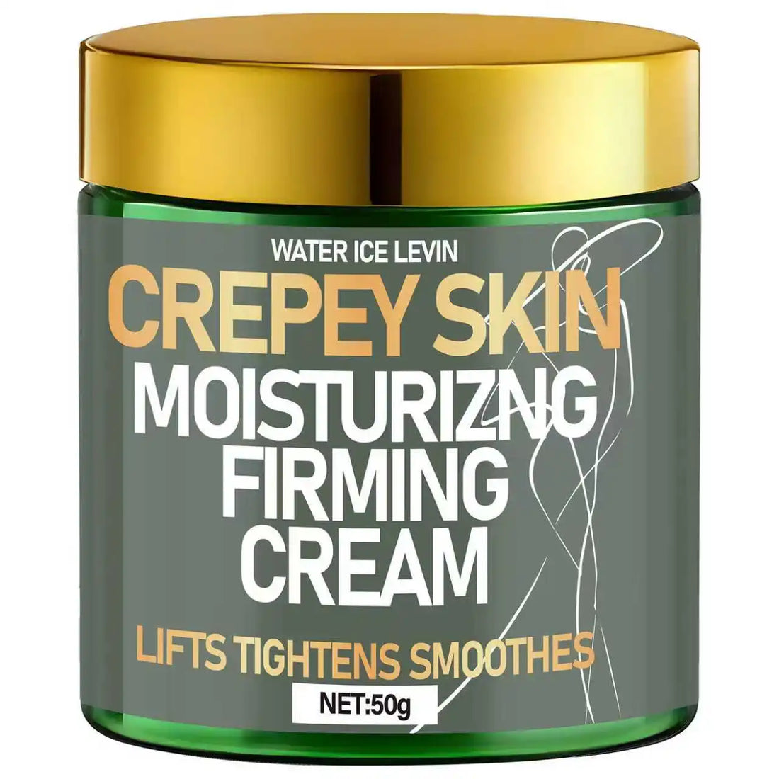 Water Ice Levin Crepey Skin Moisturizing Firming Cream, with Retinol & Collagen, Lifts, Tightens & Smooths for Softer Skin