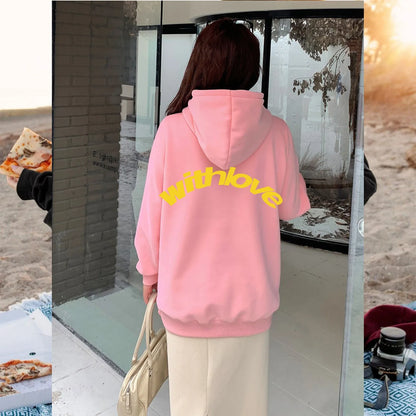 Retro casual letter printed fashion brand hoodie, men's and women's fashionable high-quality pullover, street wear sportswear