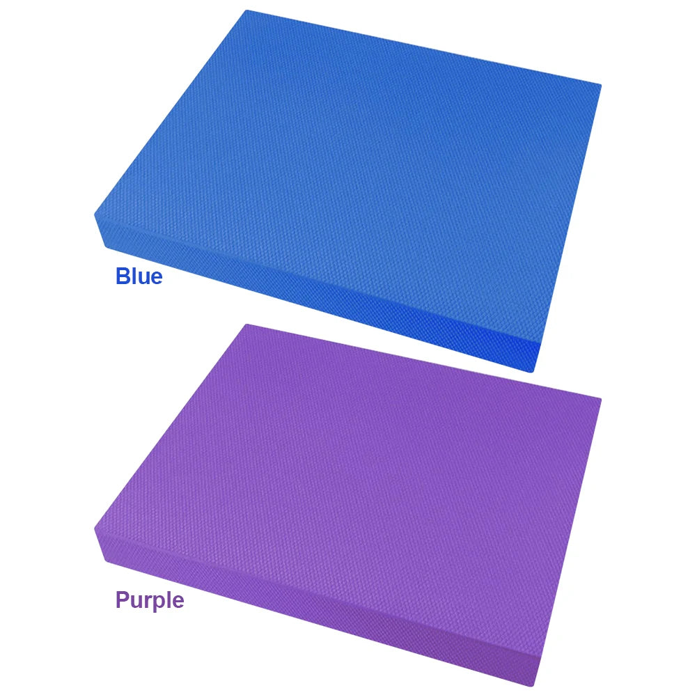 Fitness Mat Thickened Exercise Balance Pad Fitness Balancing Pad Foam Cushion Mat for Yoga Pilates Stretching
