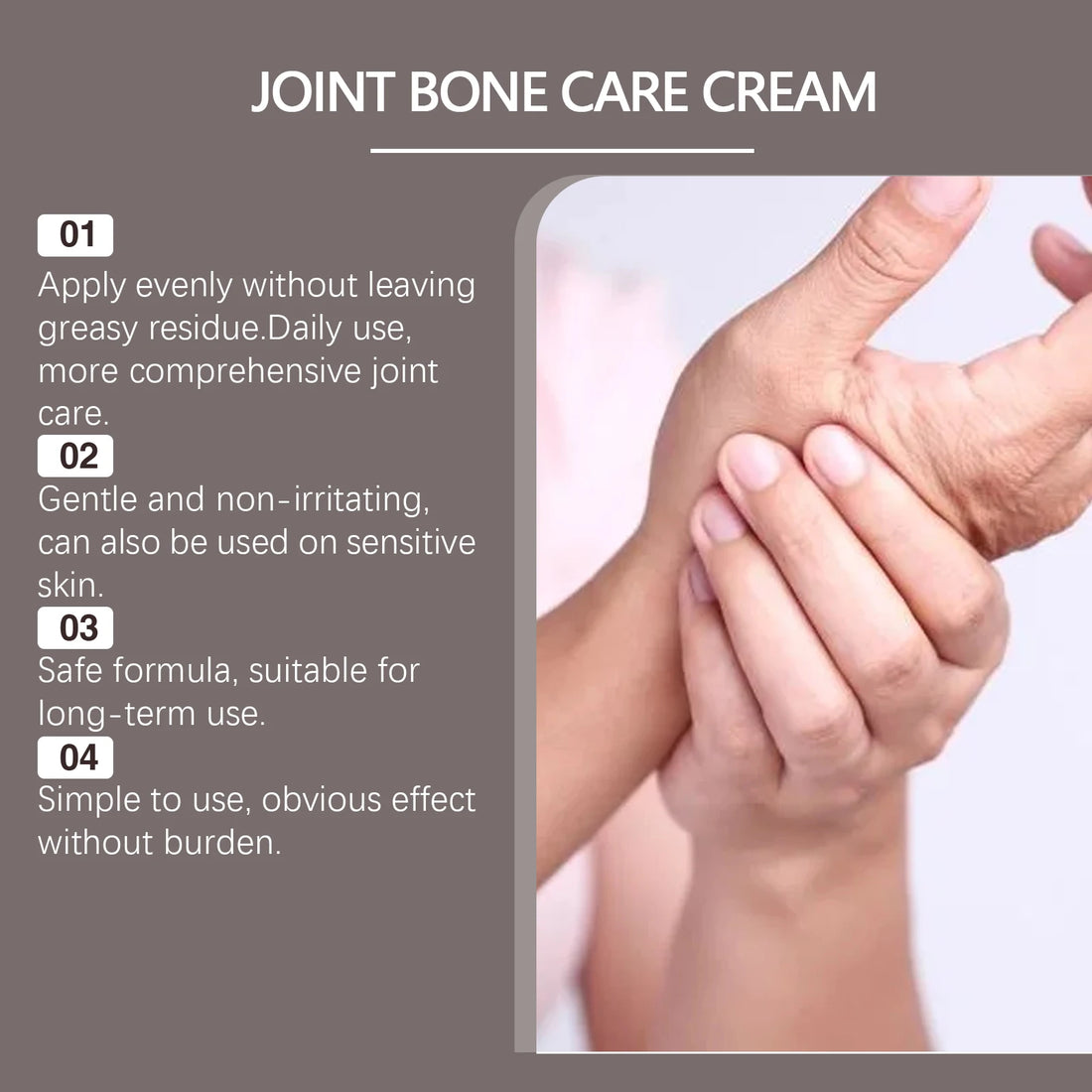 Bee Venom Joint Bone Care Cream oothes Muscle & Joint Discomfort Moisturizing Knee Body Massage Cream for Knees Back Shoulders