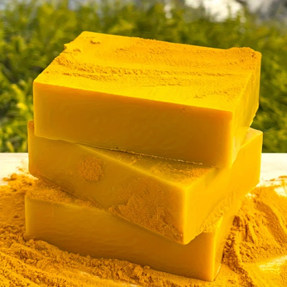 Turmeric Acne Removing And Whitening Essential Oil Soap With Collagen Protein And Citric Acid Lemon Handmade Scrubbing Soap Halalzen