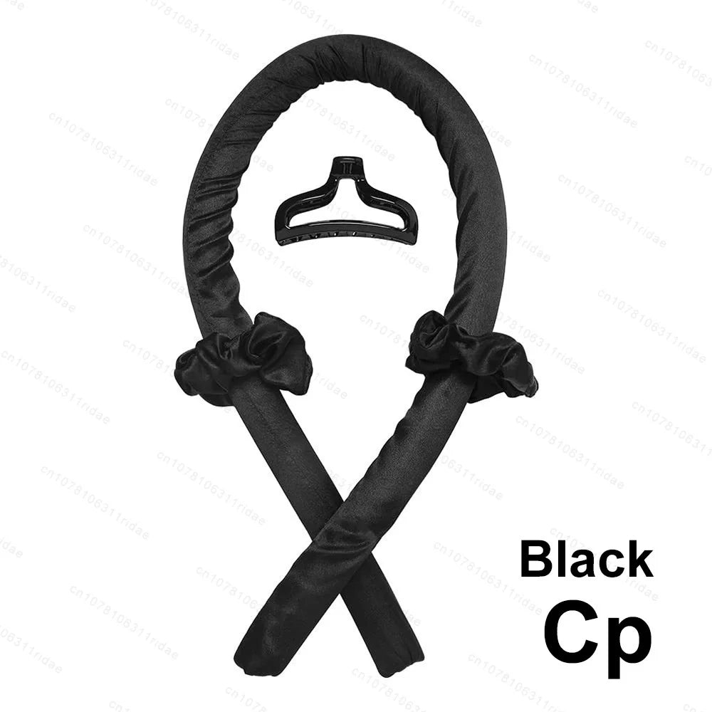 Heatless Curling Rod Night Cap No Heat Ribbon Lazy Hair Curlers Headband Hair Rollers Sleeping Soft Headband Hair Styling Tools Halalzen