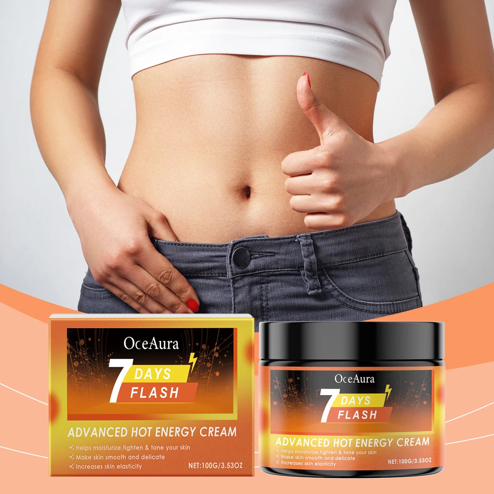 Firming Cream Gently Hydrates Improves Skin Texture Firming Elastic Detoxify Health Lose Weight Fat Burning Body Slimming Cream