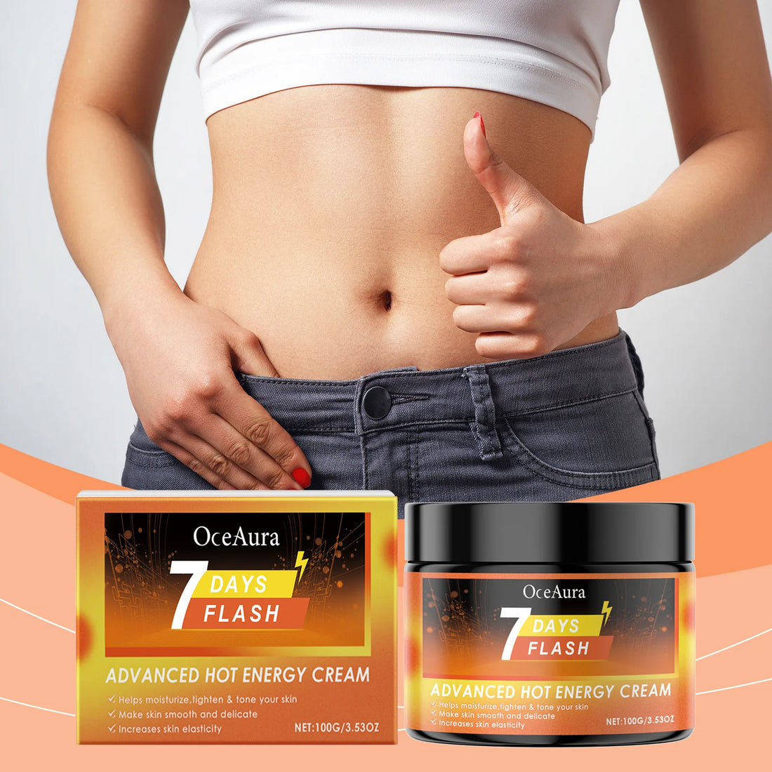 Firming Cream Gently Hydrates Improves Skin Texture Firming Elastic Detoxify Health Lose Weight Fat Burning Body Slimming Cream