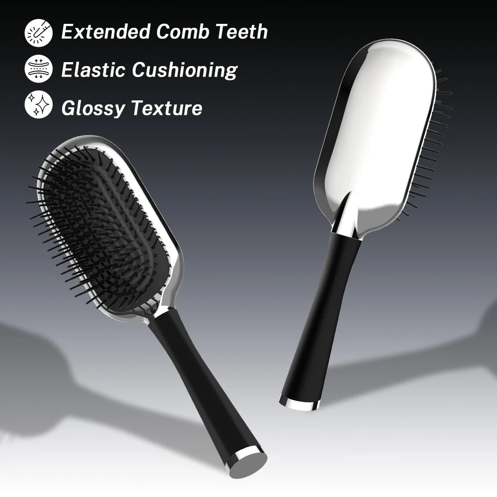 Fluffy Air Cushion Hair Brush Hair Steel Needle Comb Scalp Massage Ergonomic Professional Hair Straightening Styling Tools