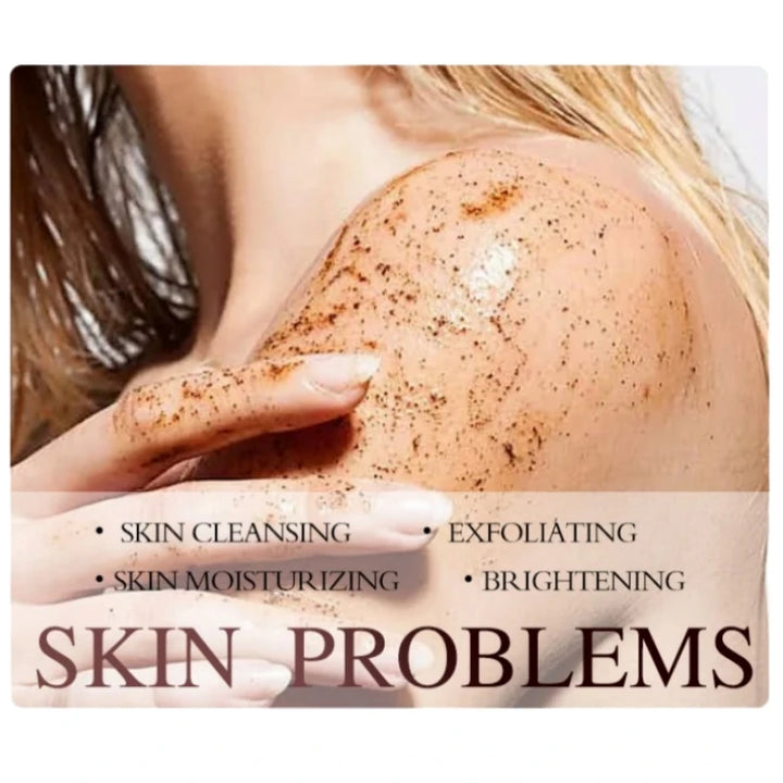 260g Coffee Body Scrub, Deeply Cleanses the Body, Exfoliates Dead Skin Cells, and Brightens Skin Tone