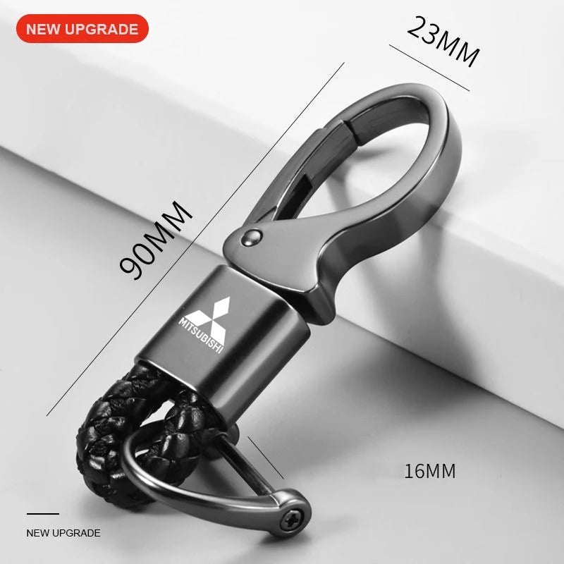 4 Color Car Keychain Aluminum Durable For Mitsubishi EVO ASX Lancer Pajero Outlander L200 Lancer Auto Accessories