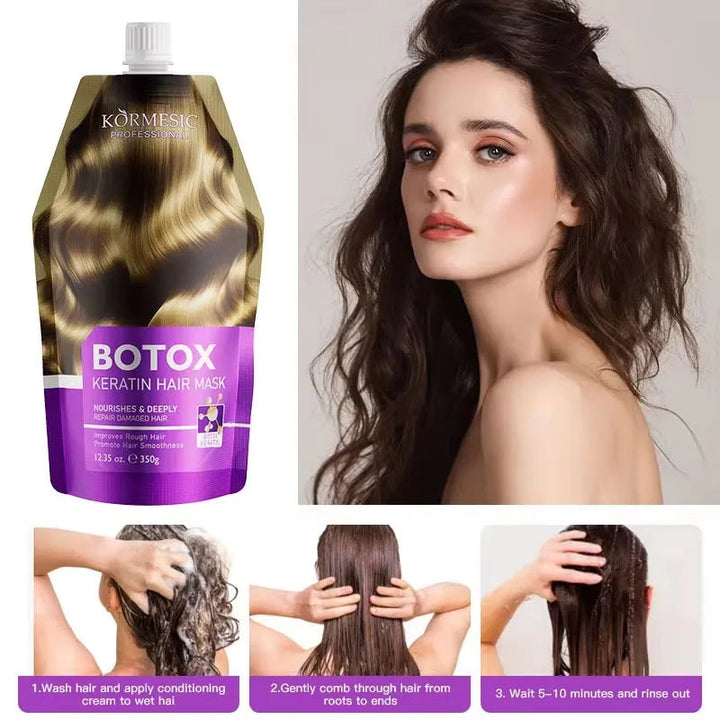 Magical Keratin Hair Mask 5 Seconds Repair Damaged Frizzy Hair Soft Smooth Shiny Nutrition Deep Moisturize Nourishing Hair Care Halalzen