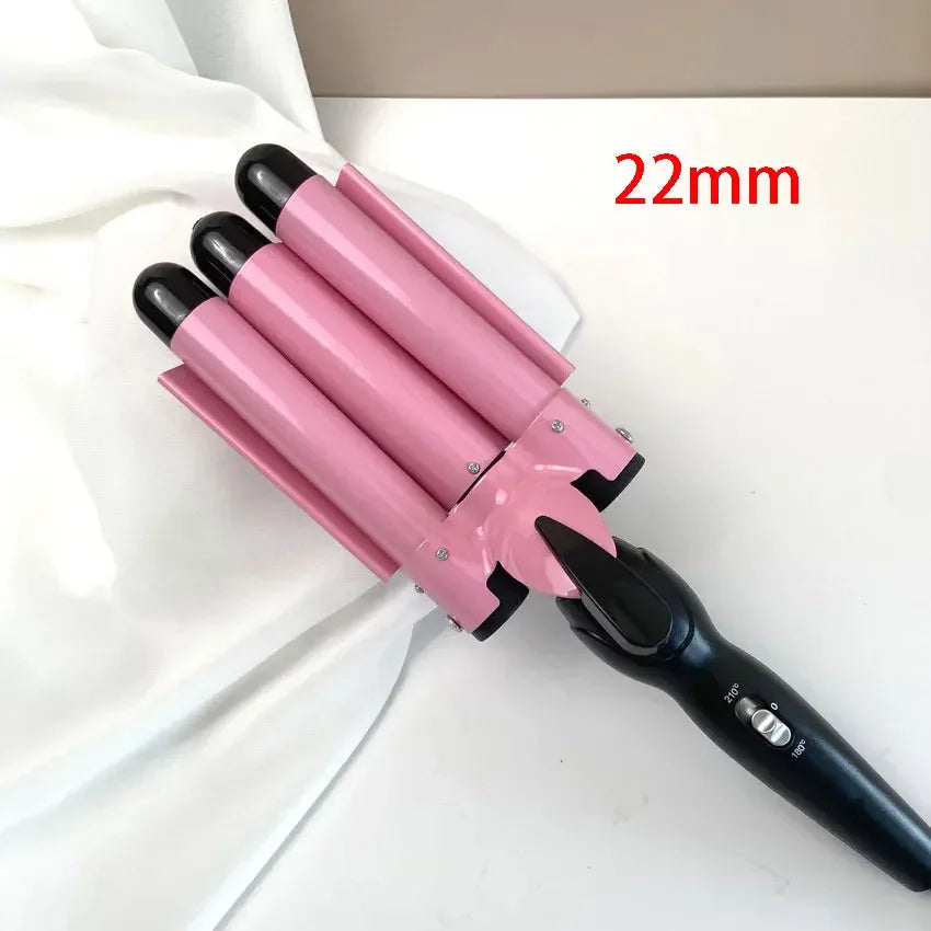 Professional Hair Curling Iron Ceramic Triple Barrel Hair Curler Irons Hair Wave Waver Styling Tools Hair Styling Appliances Halalzen