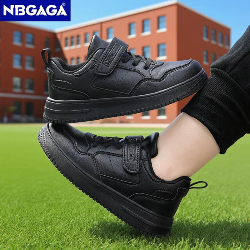 Trendy Children Sports Shoes Boys Sneaker Soft-soled Lightweight School Kids Non-slip Casual Walking Shoes Size 28-39
