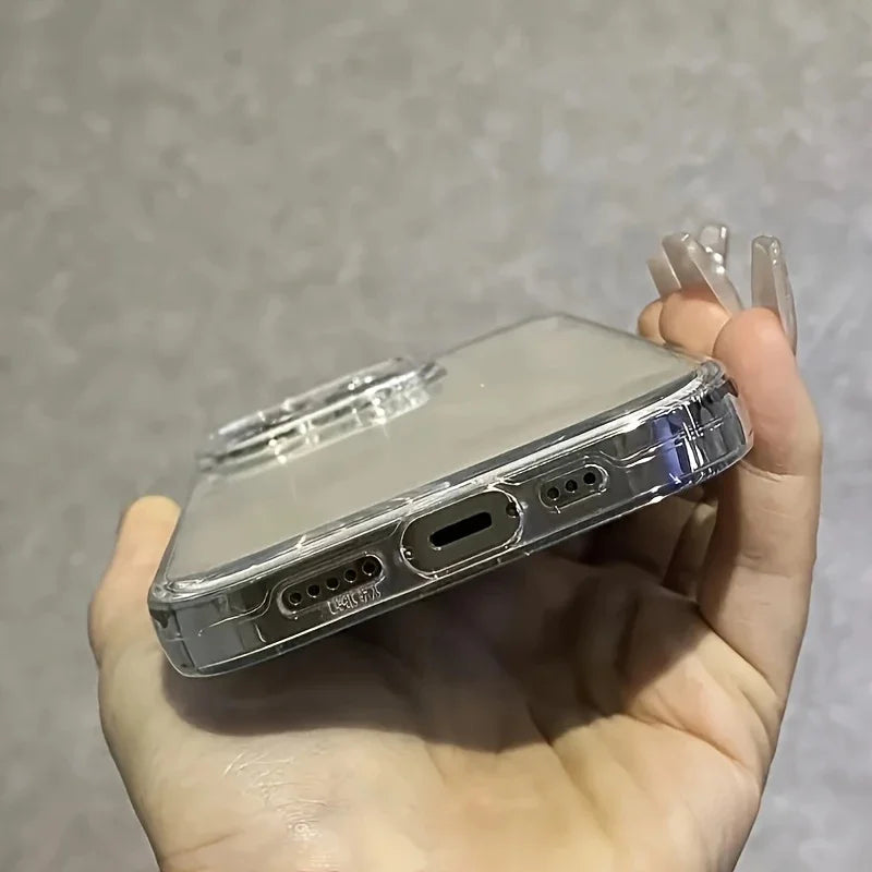 The 3-piece set of simple and transparent phone cases is suitable for iPhone 16, 15, 14, 13, 12, 11promax, 14 Plus and 15 Plus.