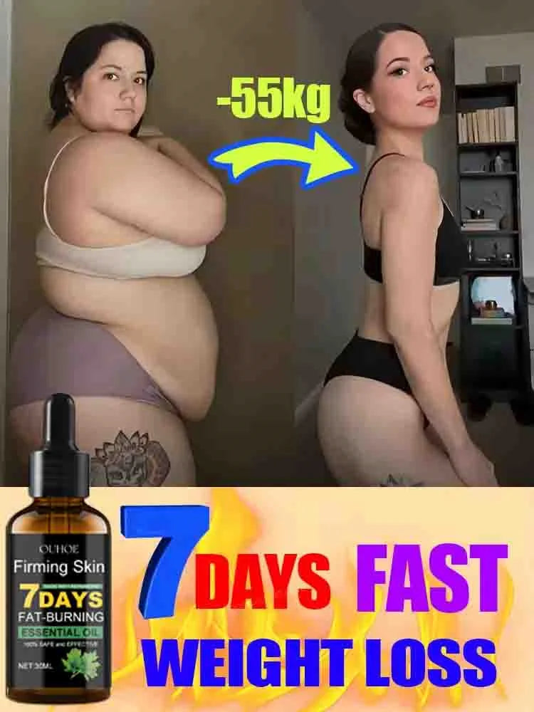 Fast Lose Weight Essential Oil Slimming Oil Effective Burn Fat Belly Thighs Remove Cellulite Product Natural Slim Down Body Care