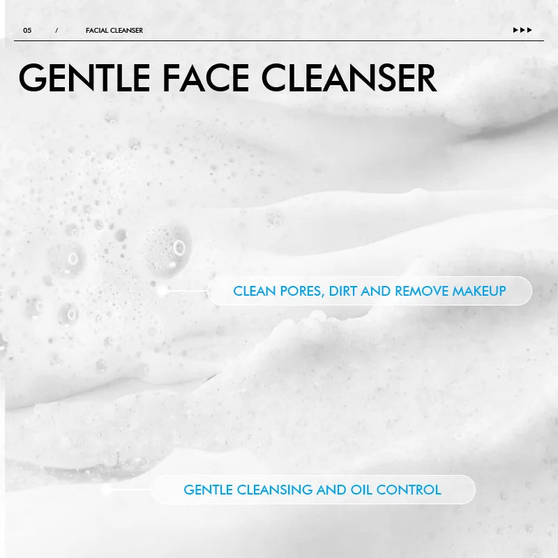 LAIKOU Men Facial Cleanser Face Wash Moisturizing Man Skin Care Oil Control Blackhead Remove Scrub Cosmetics Deep Norishing 50g Halalzen