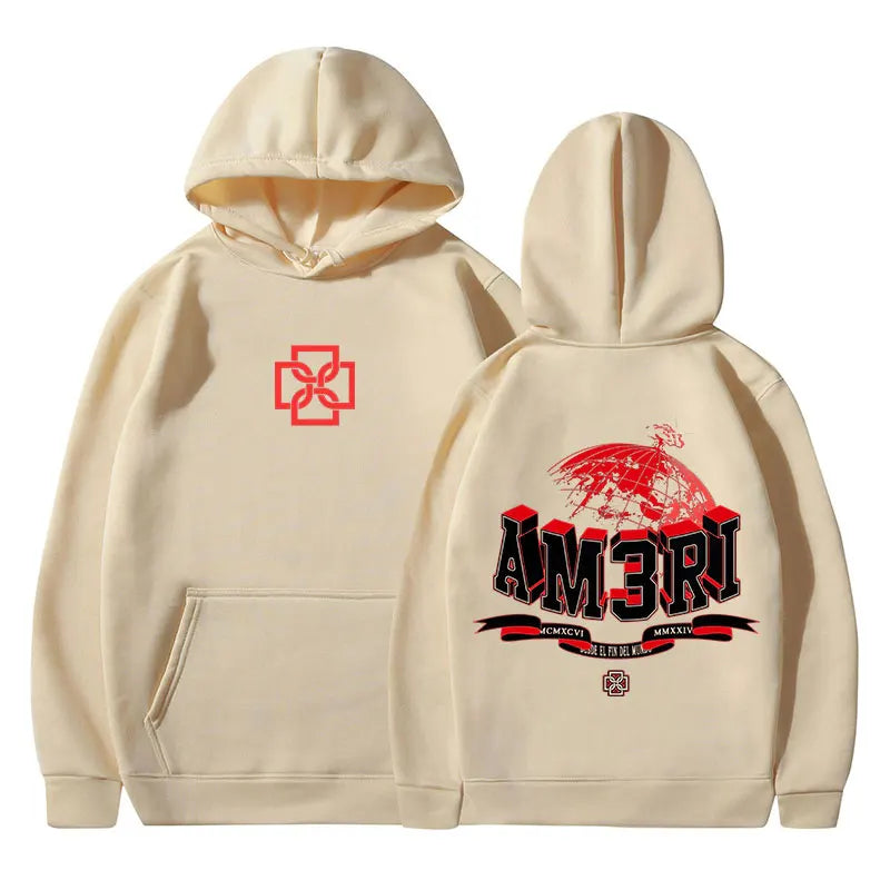 Rapper Duki AM3RI Modo Diablo Hoodies Men's Women Clothing Fashion Hip Hop Hooded Sweatshirts Casual Fleece Pullovers Streetwear