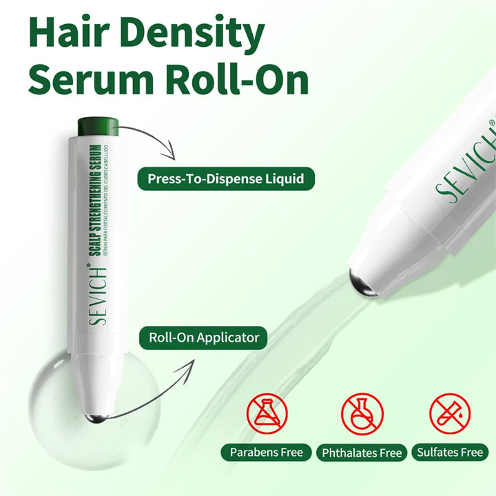 Rosemary Hair Growth Roller Essence Improves Scalp Health Stimulates Follicle Activity Reduces Hair Breakage Increases Density
