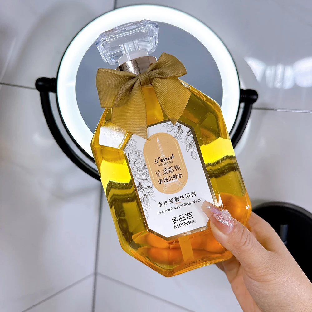 500ml Sakura Jasmine Petal Essential Oil Shower Gel Deep Cleansing Long lasting Fragrance Moisturizing Aromatic Body Care Bath Halalzen