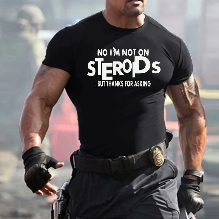 Bodybuilding Weight Mens Gym Workout MMA T-shirt Hand Made Sport Motivation Writing Pain Is Weakness Tshirt New Steroid