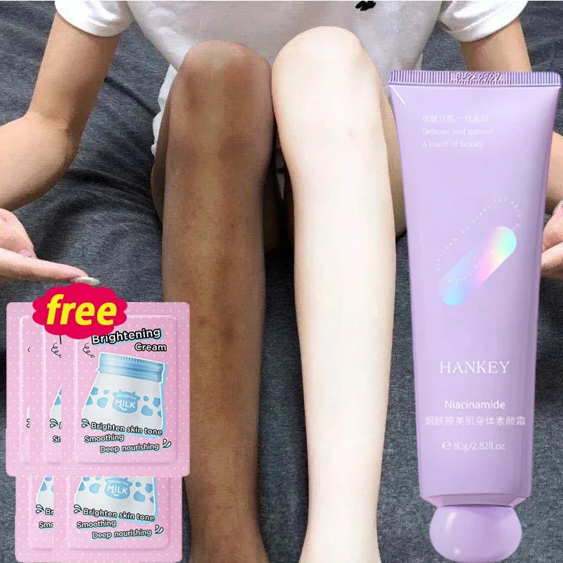 Remove Melanin Nicotinamide Brightening Cream For Dark Skin Effective Lighten Thigh Inner Bleach Private Parts Brighten 80g