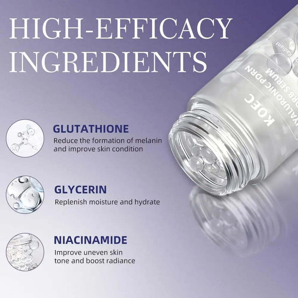 30,000 ppm Hyaluronic PDRN Orb Serum Salmon Spherical Particle Essence Bursting Hydration for Skin Repair Halalzen