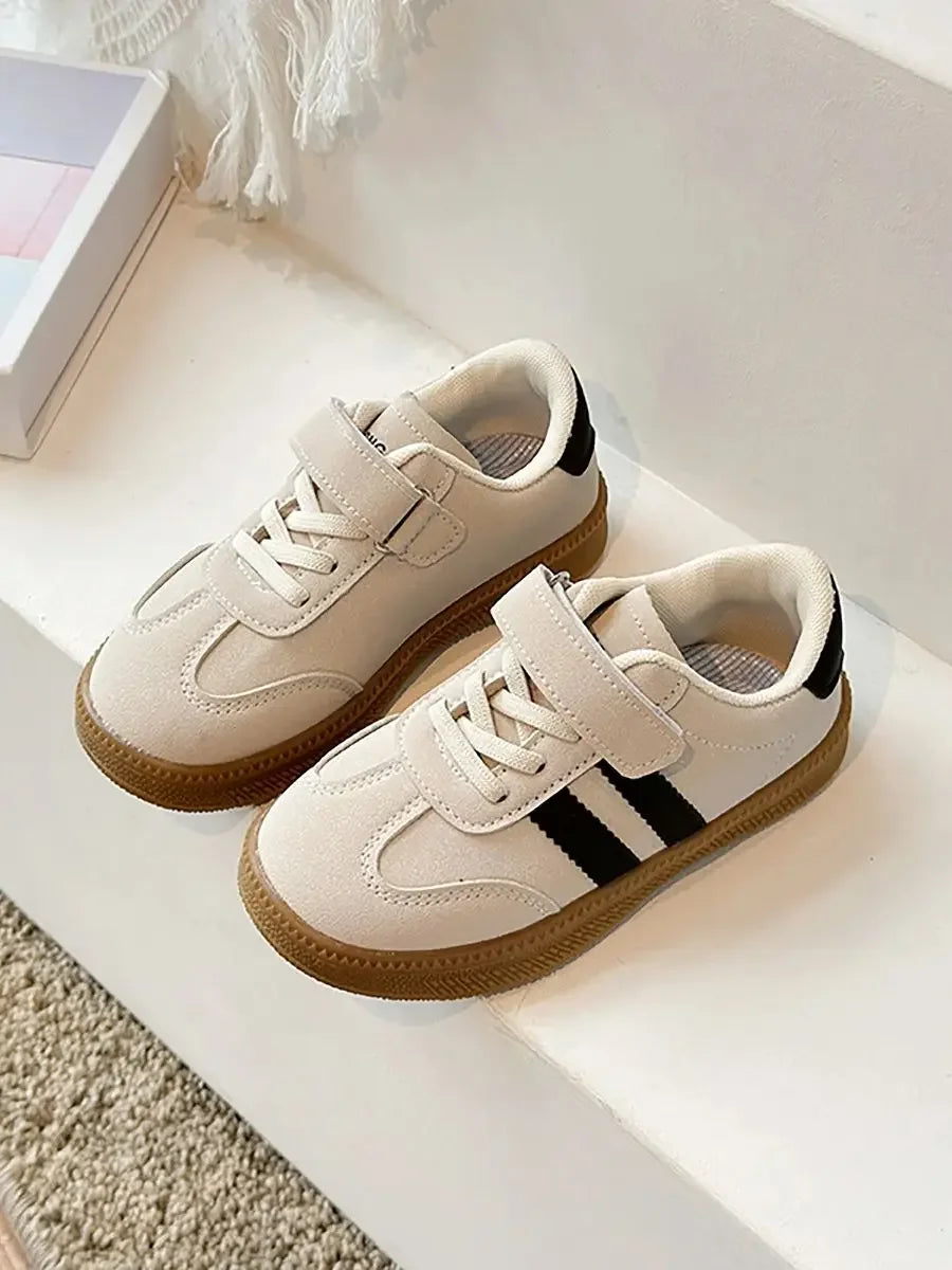 PU Leather Sneakers for Children Waterproof Trend Fashion Children's Tennis Shoes Anti-slippery Sport Shoes for Kids