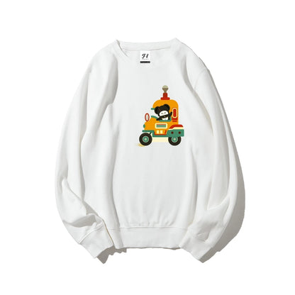 Women's Sweatshirts Hoodies Y2K Clothing With Toy Graphic Street Fashion Sweater Casual Loose Fit Unisex Winter Style