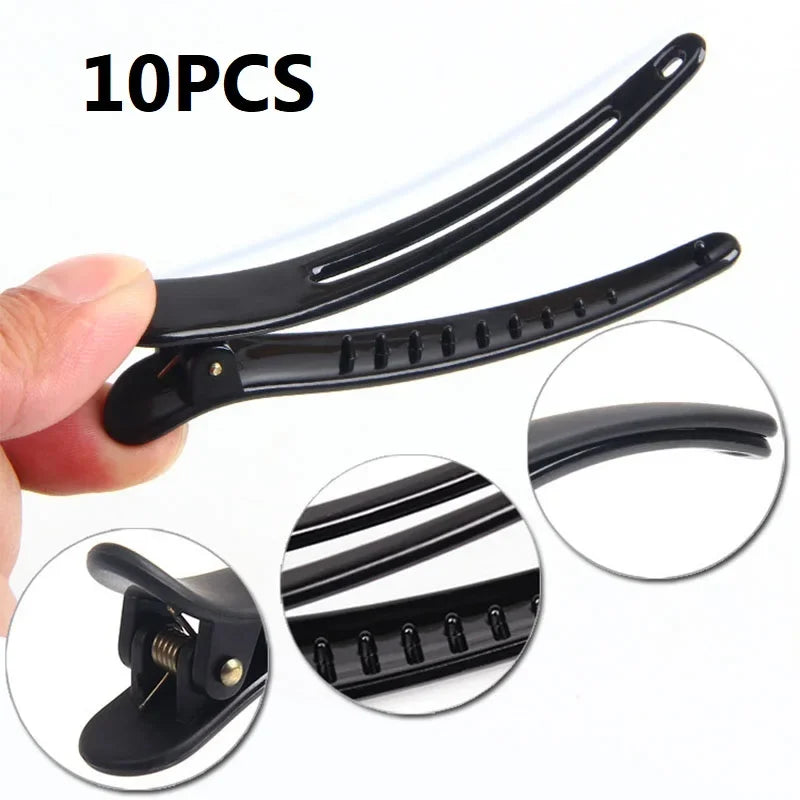 10PCS Hairdresser Hair Clips for Styling Hair Clips Professional Hairdresser Duckbill Alligator Crocodile Hair Clip Hairdressing