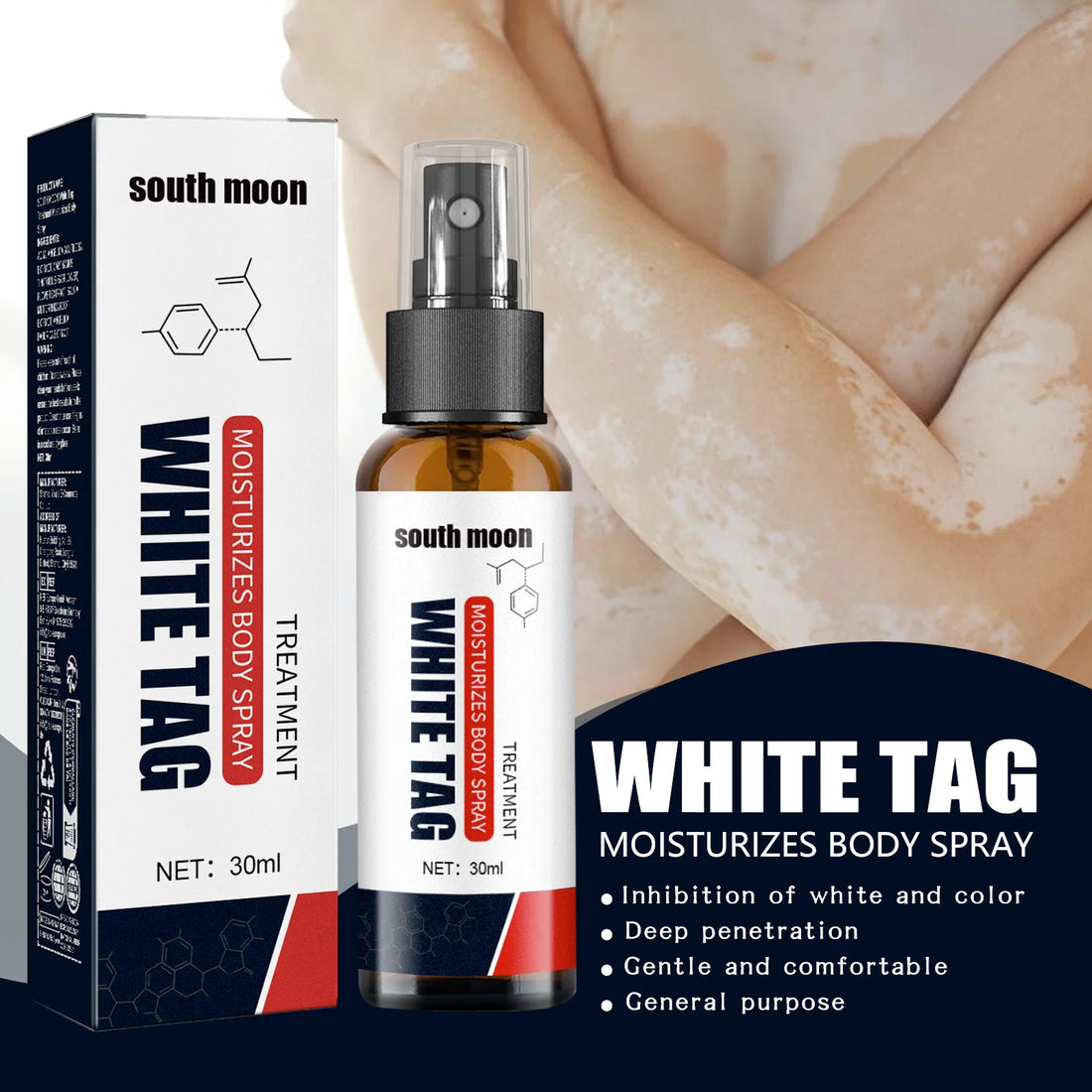 Skin Repair Spray - External Use Moisturizing and Hydrating Gentle Care Spray for Body Skin