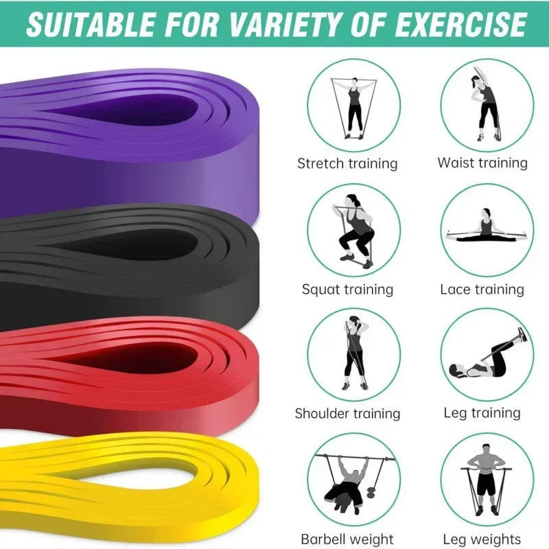 Fitness Resistance Band TPE Elastic Rope for Yoga And Sports Training Women's Model Elasticity And Durability