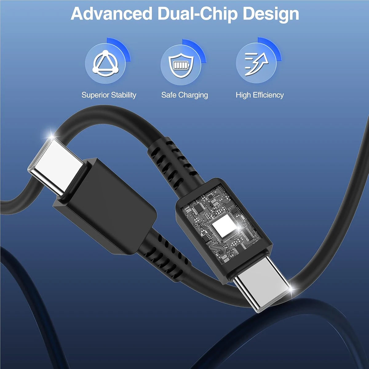 45W Super Fast Charger For Samsung Galaxy S25 S24 S23 S22 Ultra S21 Plus Note 20 USB C to C Fast Charging Data Cable Accessories