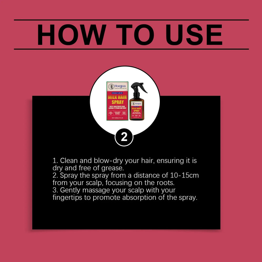 Milk Spray for Women – Hydrating Leave-In Conditioner & Detangler – Lightweight Moisturizing Hair Treatment for Dry Damaged Hair Halalzen