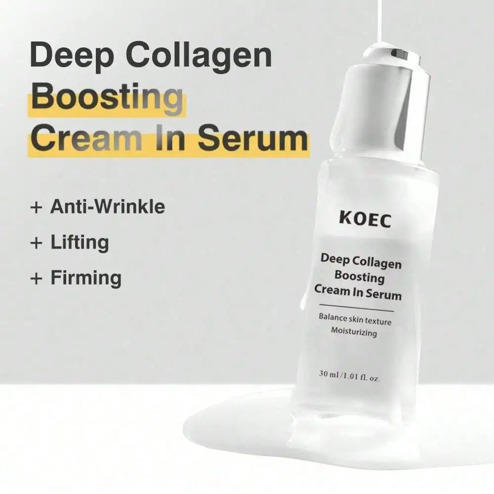 Deep Collagen Serum | Volufiline + Collagen + Niacinamide | Hydrating & Smoothing Care | Korean Skincare, Perfect Gift For Her