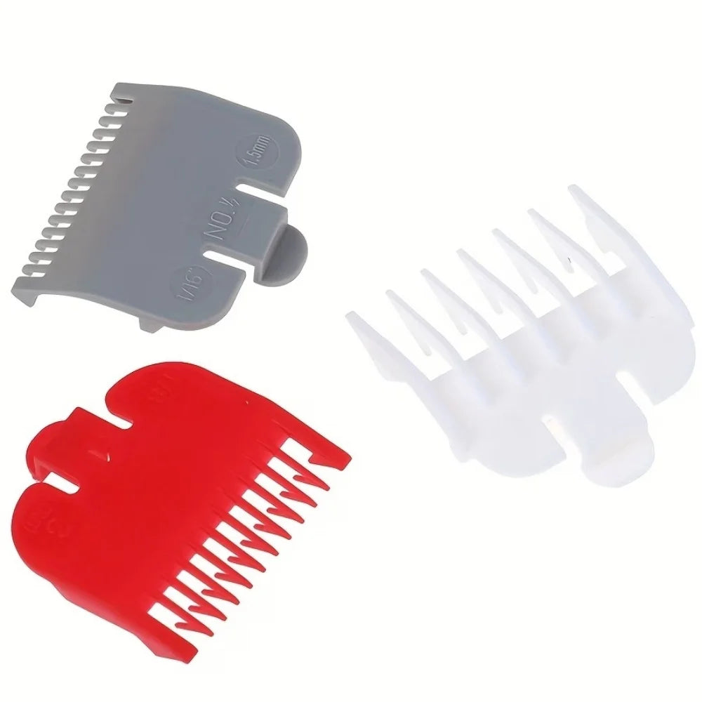 3 Pieces/Set of Hair Clipper Guard Guide Combs, Practical Trimming and Cutting Guides, Replaceable Hair Styling Tool Accessories