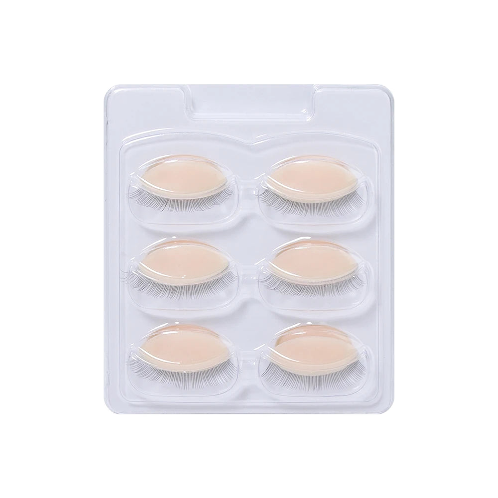 GLAMLASH Mini Lash Flat Model Head Practice Eyelash Extension Training Head With Removable Replacement Eyelids Halalzen