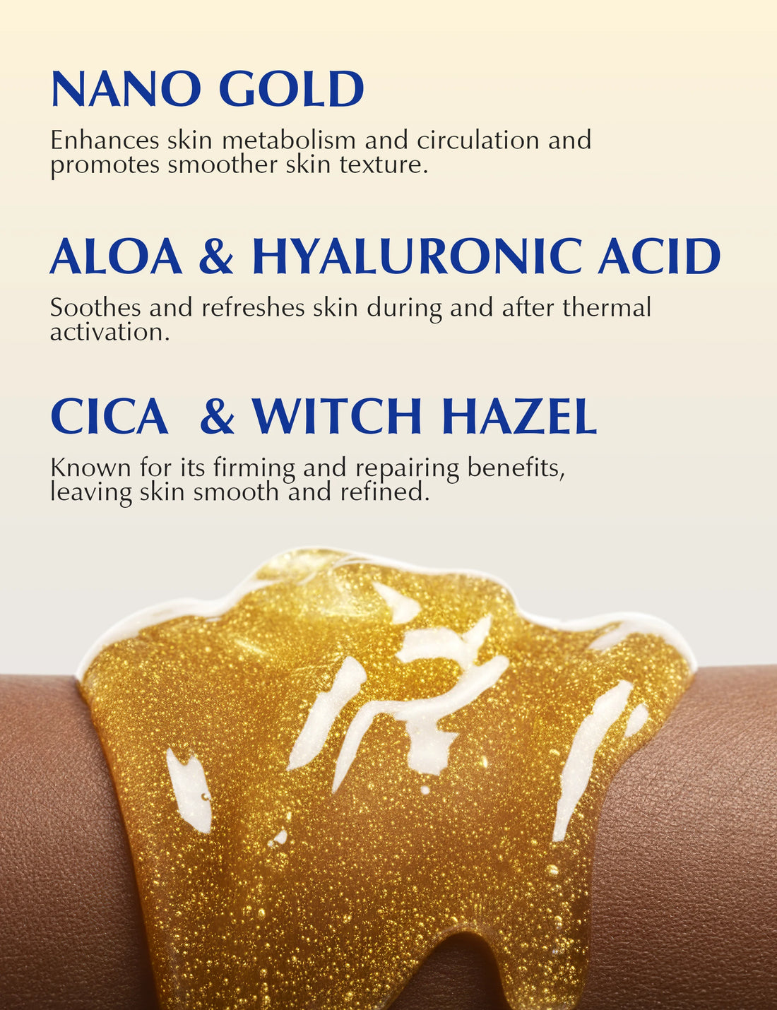Skin Tightening Anti-Cellulite Body Cream – Golden Hot Gel for Belly, Waist, Thigh & Butt Firming Slimming Massage Cream