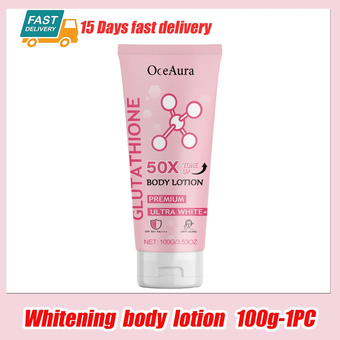 Glutathione Niacinamide Body Lotion Skin Brightening Hydrate Revitalize Even Skin Tone Whitening Face Bleaching Lightening Care