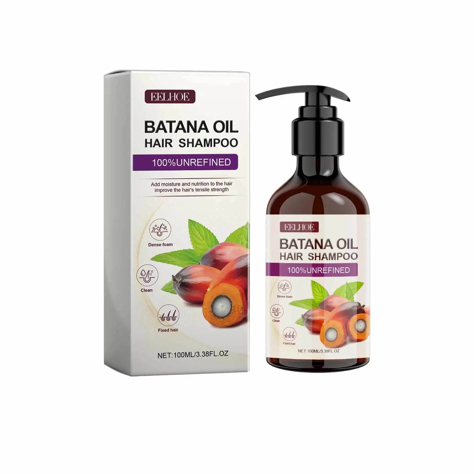 Shampoo And Conditioner Sets Batana Oil For Hair Deep Moisturizing Repair Damaged Hair Treatment Anti Hair Loss Cleansing Care Halalzen