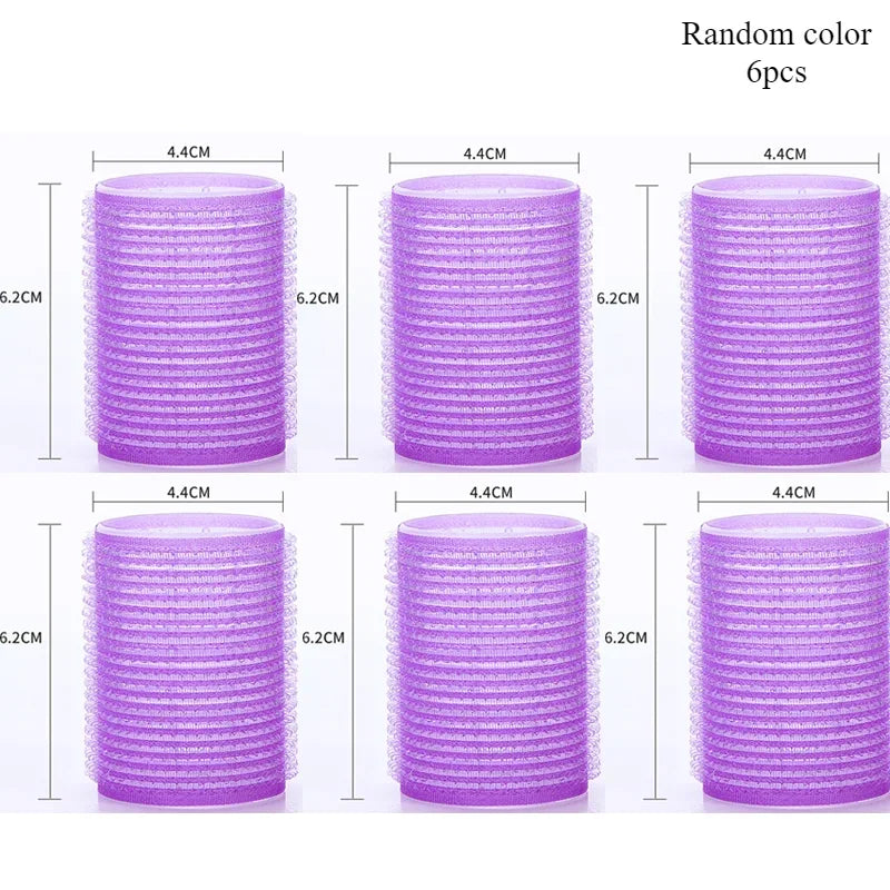 Hair Rollers Self Grip Hook Hair Curlers Heatless Roller Salon Dressing Curlers Jumbo Size Sticky Hair Styling Tools Halalzen