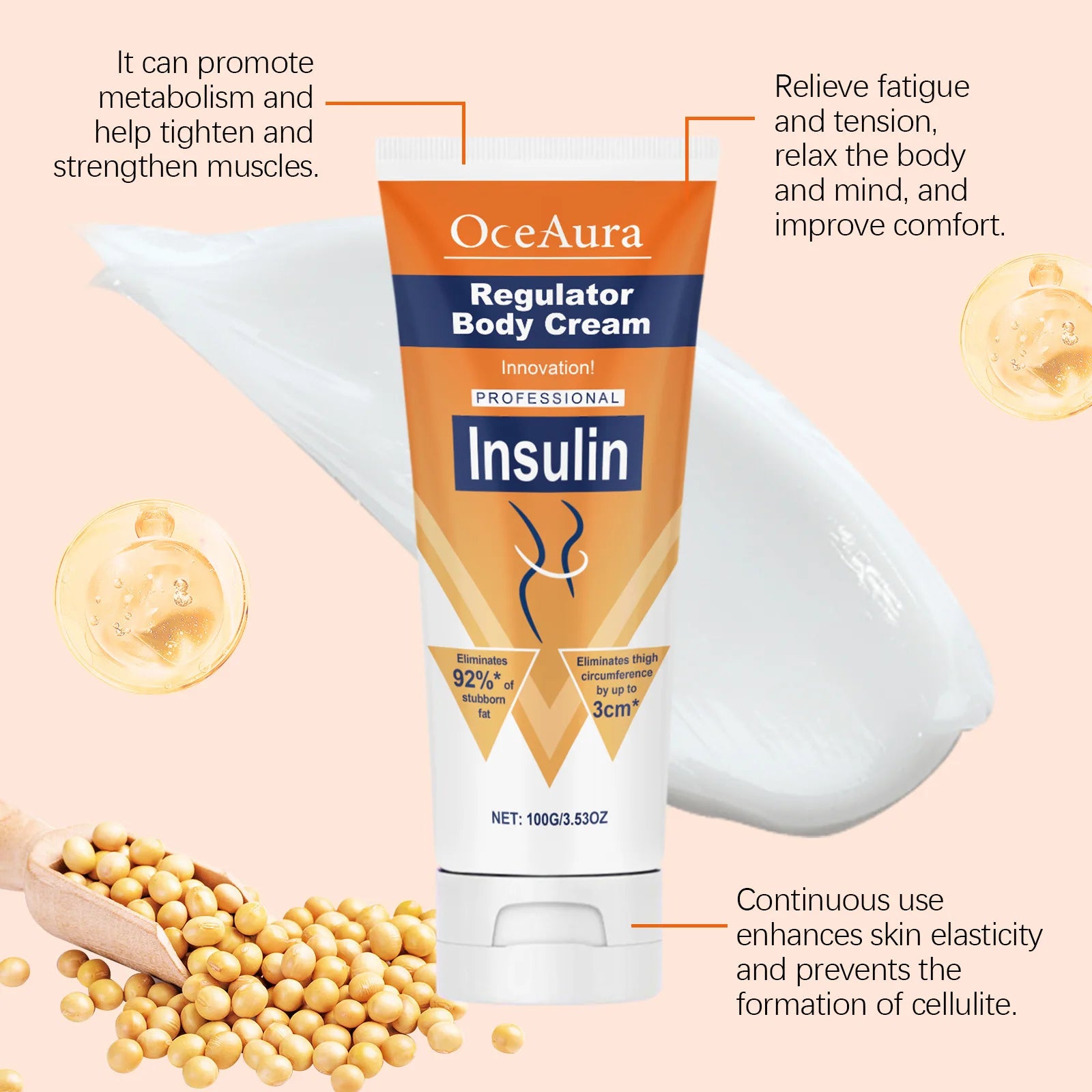 7 Days Fast Fat Burning Hot Cream Anti Cellulite Slimming Cream Belly Leg Waist Weight Loss Body Shaping Firming Massage Lotion