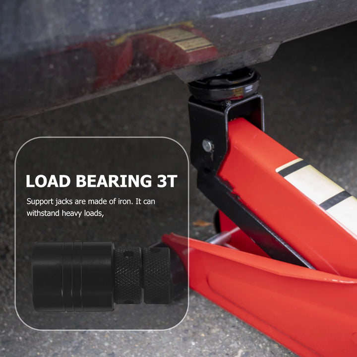 Gato de tornillo pequeño de acero para trabajo pesado, bloque para muebles, soportes niveladores ajustables para levantar, gato para mecánico, uso doméstico y automotriz