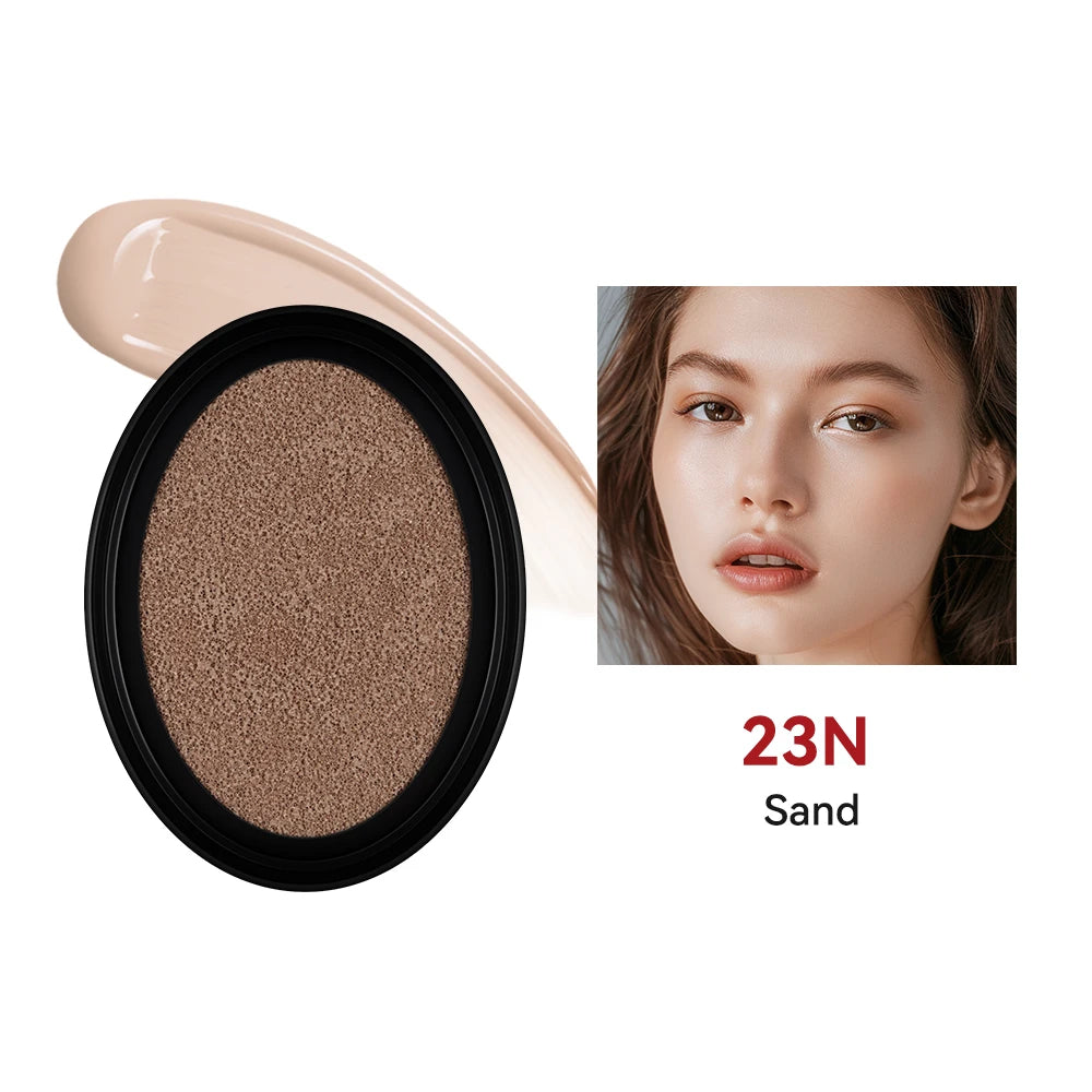 Sunscreen Cushion Refills Foundation Waterproof Long-lasting Brighten Foundation Cream Women Base Makeup Face Korea Cosmetics
