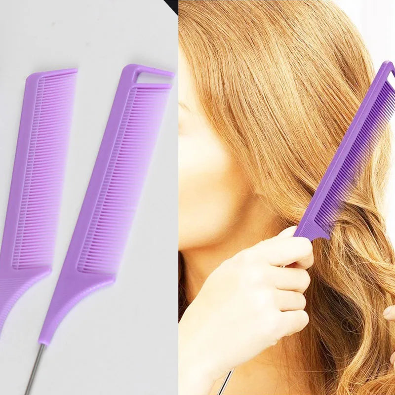 New Rat Tail Comb Salon Hairdressing Hair Styling Portable Comb Hair Brush Barber Accessories SZI11