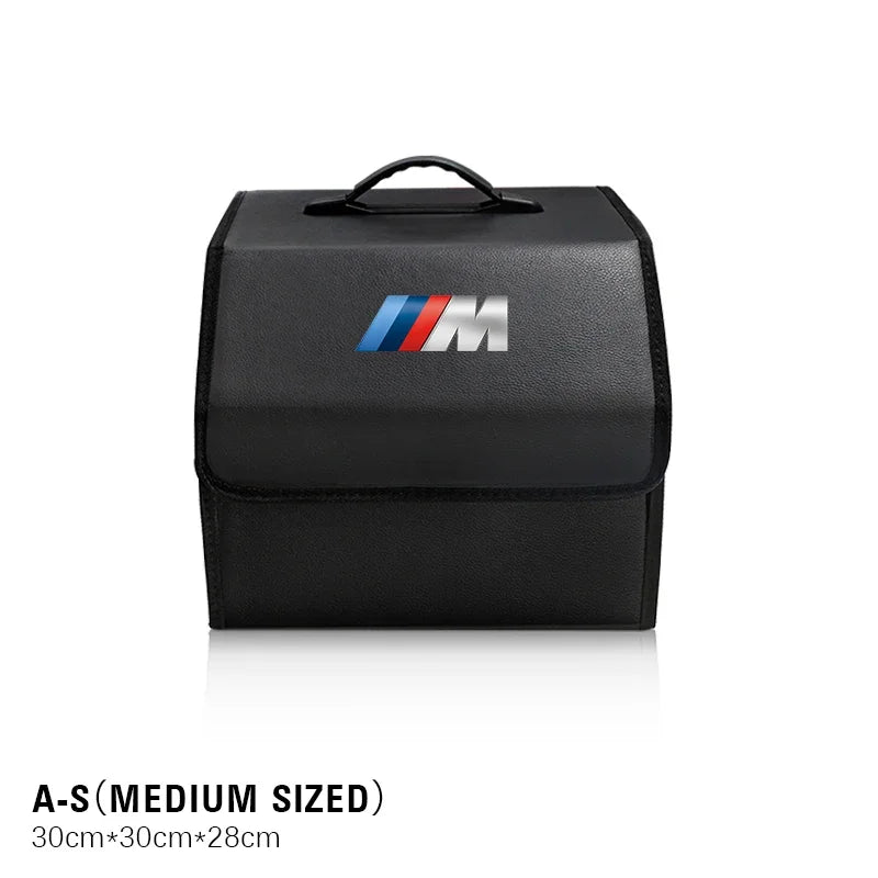 Car Trunk Storage Box High-capacity Leather Organizer Case For BMW E46 E90 E60 F30 F10 E39 E36 F20 G20 G30 E92 E87 E91 X5 E70 X3