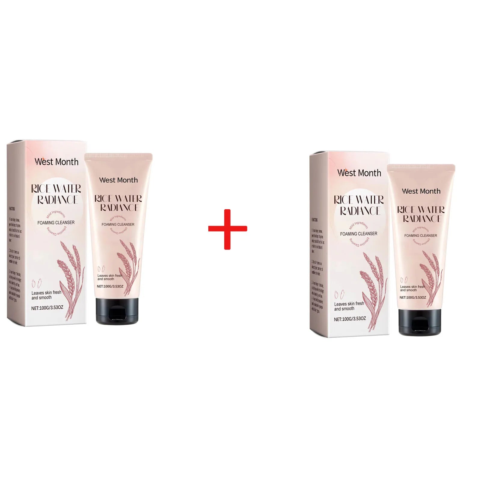 Rice Water Face Wash Deep Cleaning Moisturizing Brightening Rejuvenation Oil Control Sooth Facial Cleanser Foam Korean Skin Care Halalzen