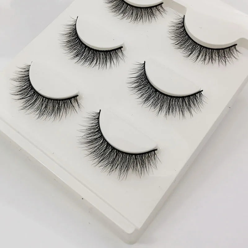 YSDO Half Eyelashes 3/10 pairs Natural Full False Eyelashes 3d Lashes  Cat Eye Fake Eyelashes Extension Faux Cils Makeup Tools Halalzen