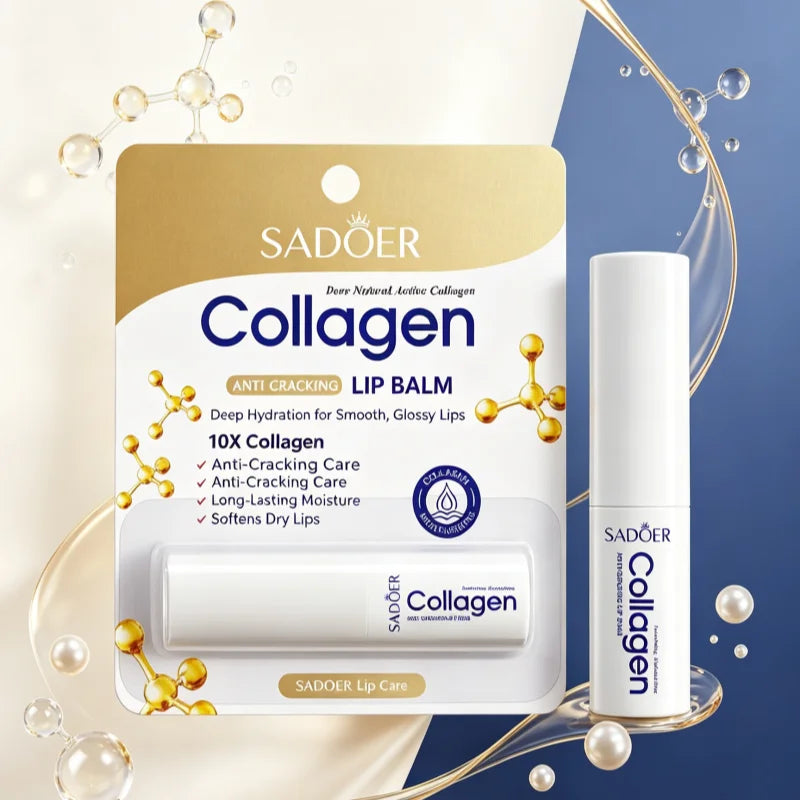 1/5/10 Pieces of Lip Balm for Long-Lasting Moisturizing, Deeply Nourishes the Lips, Makes Them Hydrated and Translucent, Improves Roughness and Peeling, and Cares for the Skin