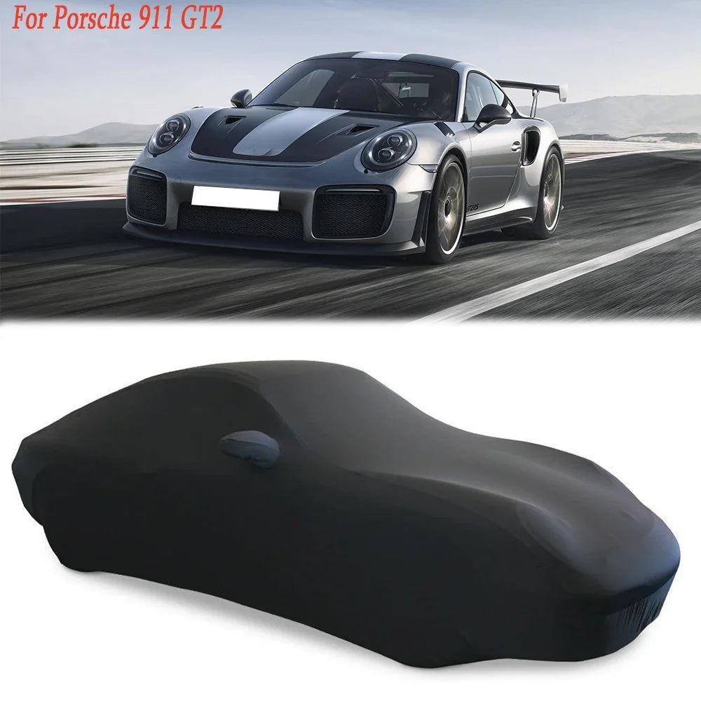 Full Car Indoor Cover Dust Scratch Proof Protection For Porsche 911/718/928/968/992/Boxster/Cayman/Carrera
